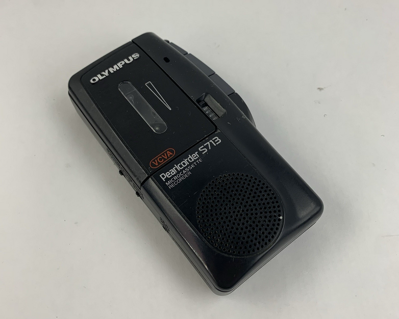 Olympus Pearlcorder S713 Microcassette Recorder - Untested