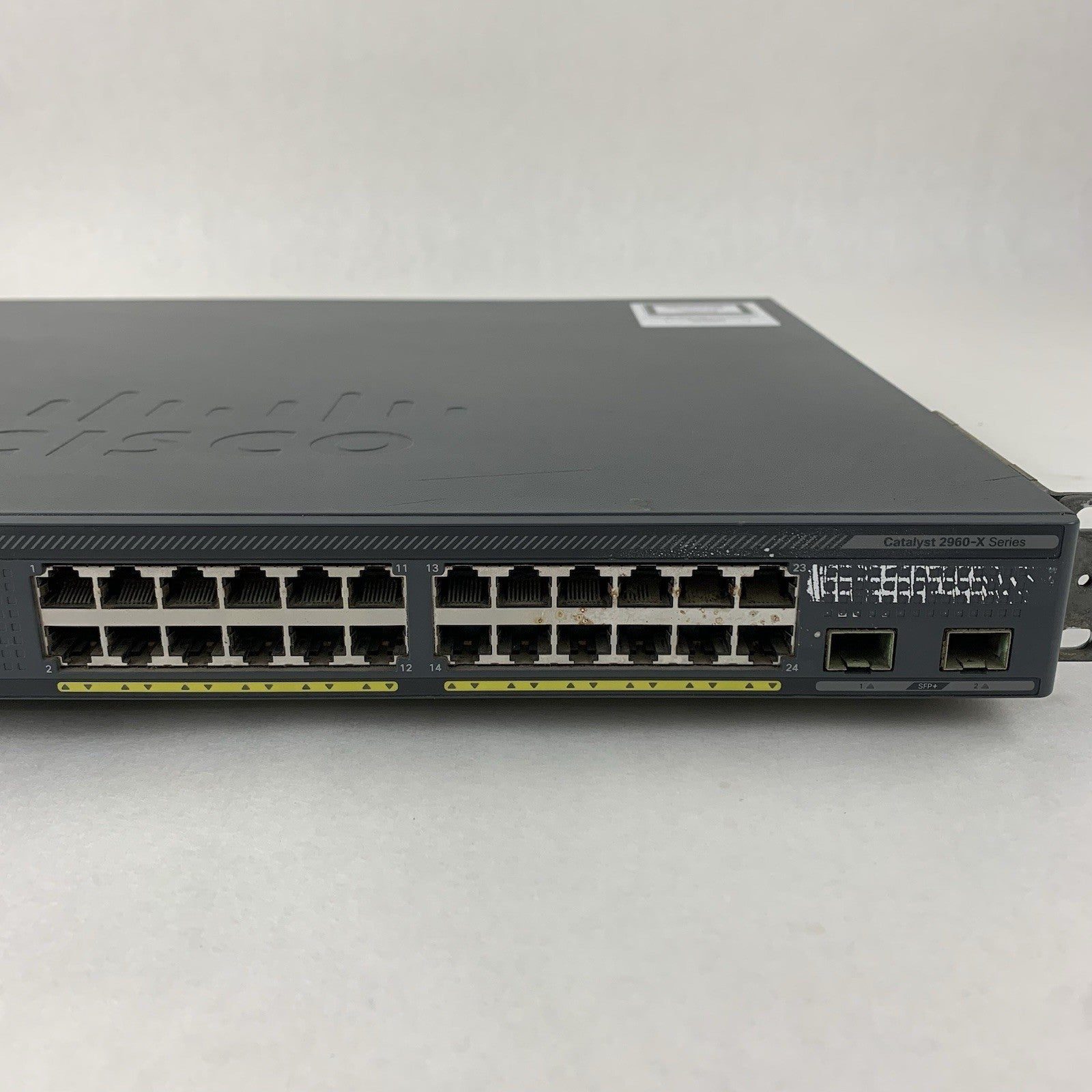 Cisco Catalyst WS-C2960X-24PD-L GigE PoE Switch w/ Stack Card Tested Reset3