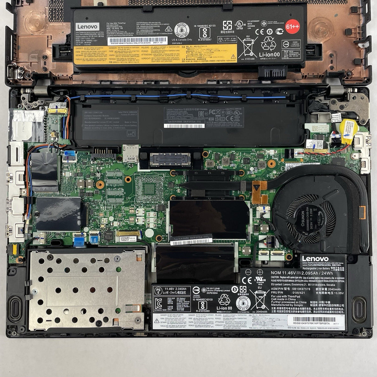 Lenovo ThinkPad T470 14" i5-6300U 2.40 GHz 8 GB RAM No SSD/OS/AC17