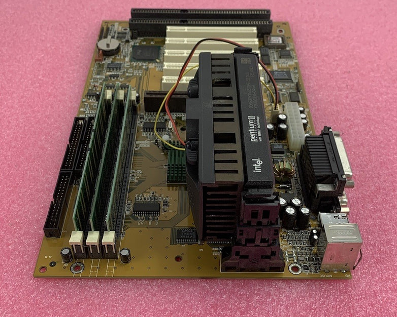 Abit i440BX Motherboard Pentium II 233MHz 128MB RAM No Shield
