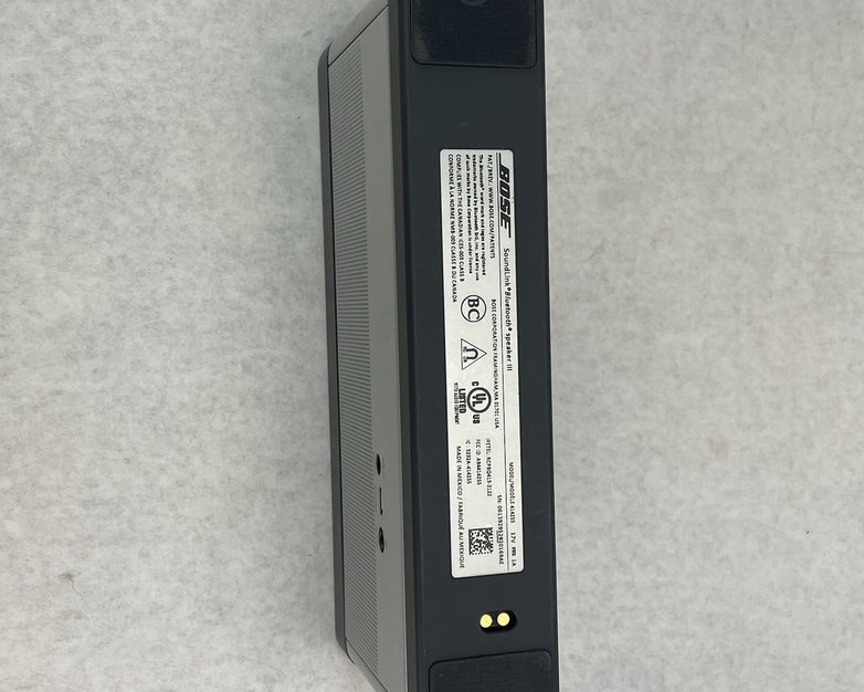 Bose Sound Link iii MODEL 414255 Bluetooth Speaker and Power Cord