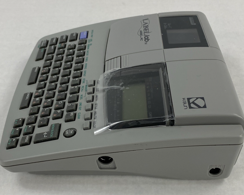 K-Sun Label Lab 6000 XL PC Professional Label Maker Untested