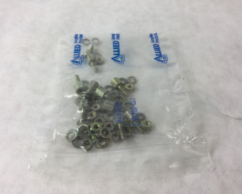 ALLIED Amphenol (4G82101X) D-Sub Accessory Screwlock Nut/Washer (10 in bag) NEW
