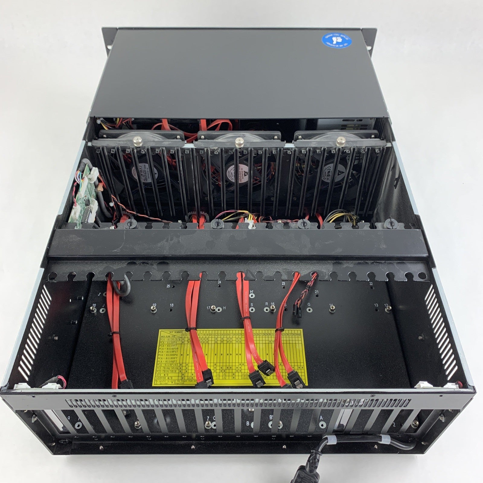 Advantech PC IPC-623BP-00XBE 4U Barebones Chassis w/ Advantech FSP700-80PSA