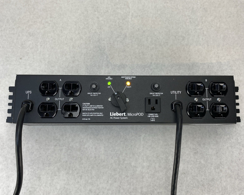 Emerson MP2-115A Liebert MicroPOD AC Power System 120V 12A