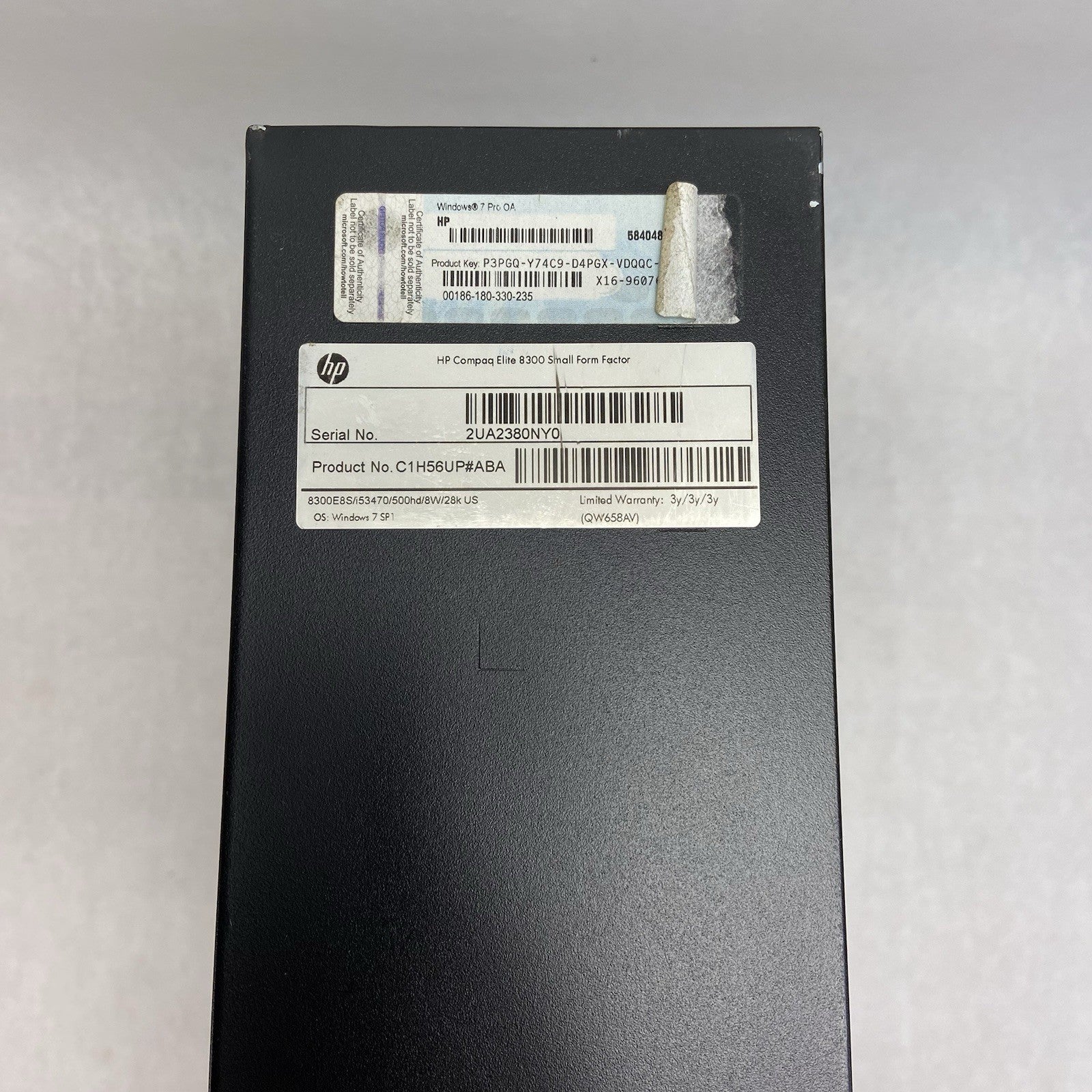 HP Compaq Elite 8300 SFF Intel Core i5-3470 3.2GHz 4GB RAM No HDD No OS3