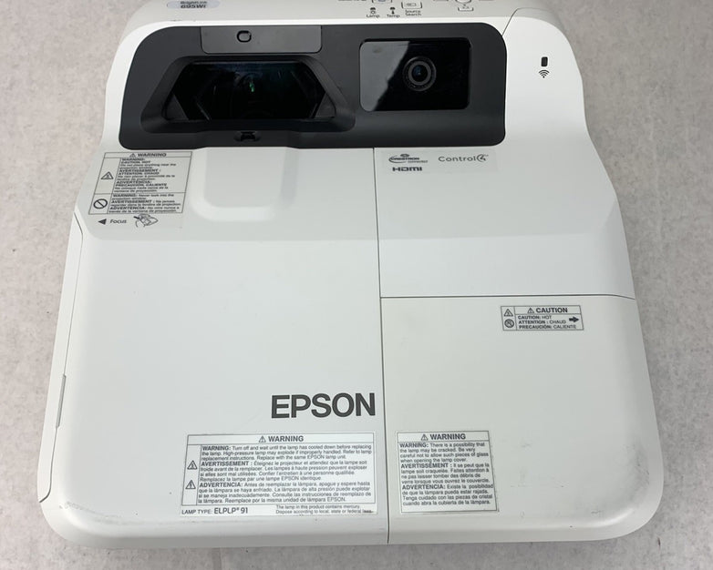 Epson PowerLite 695Wi H740A LCD Lamp Projector 2347 Lamp Hours - No Remote