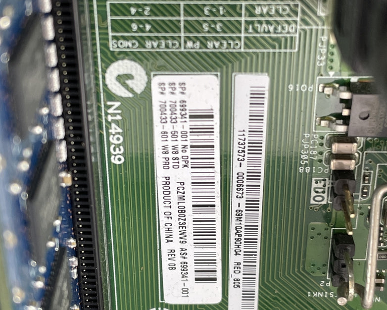 HP Pavilion P2-1334 MT AMD E1-1200 1.4GHz 6GB RAM No HDD No OS