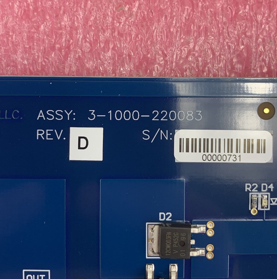 Messo Scale Diagnostics 3-1000-220083 Rev D. Camera Power Board