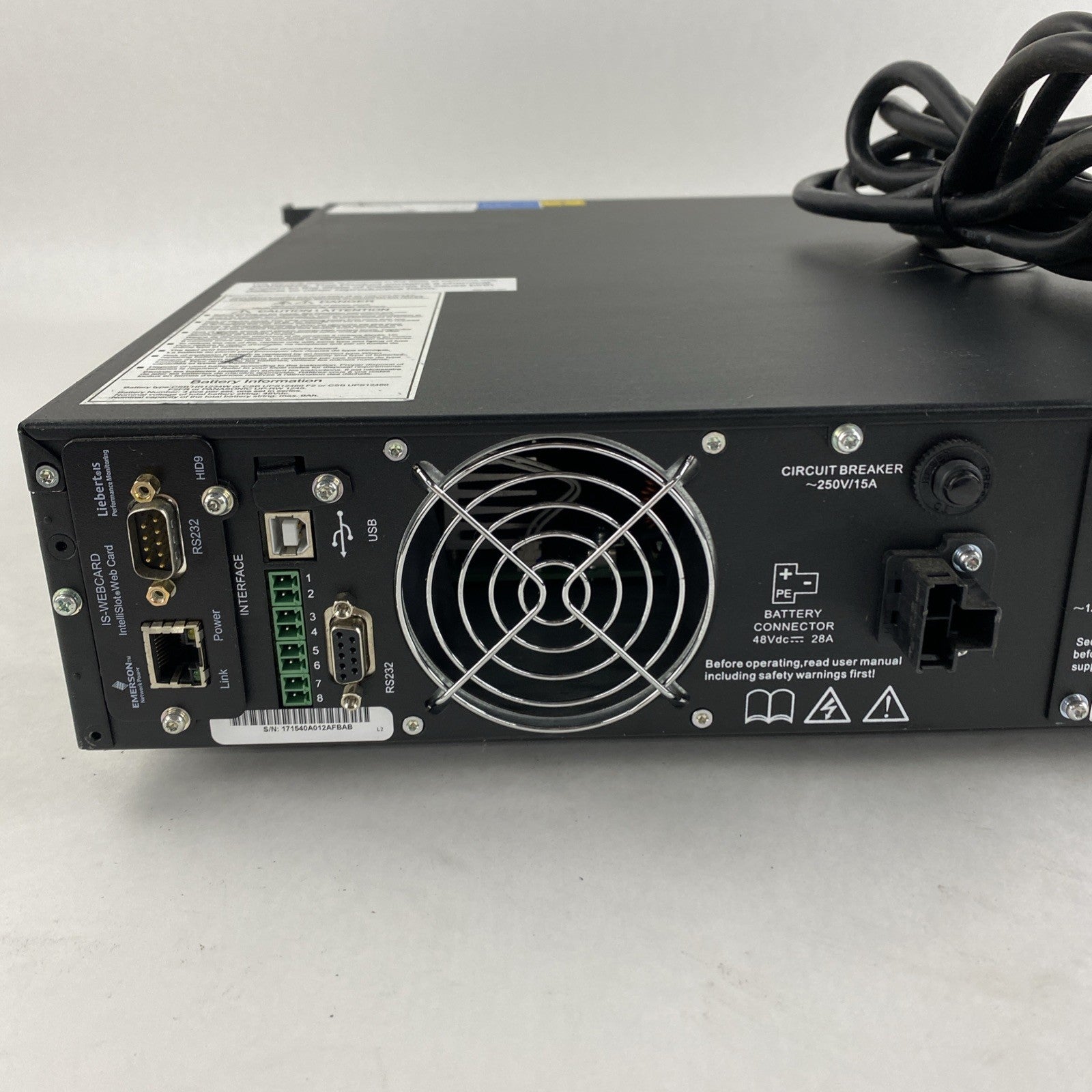 Emerson GXT4-1500RT120 Liebert GXT4 AC Power System 1500VA 120V5