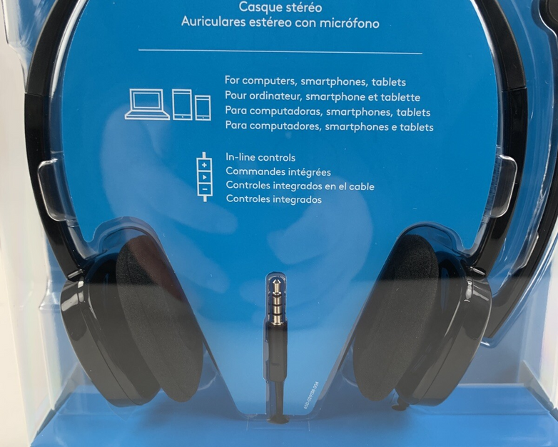Logitech H151 Stereo Multi Device Headset with In Line Controls New OEM
