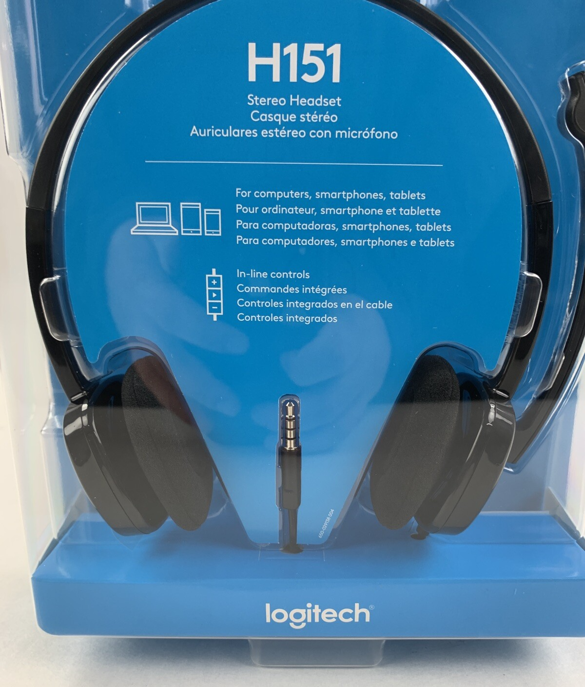 Logitech H151 Stereo Multi Device Headset with In Line Controls New OEM