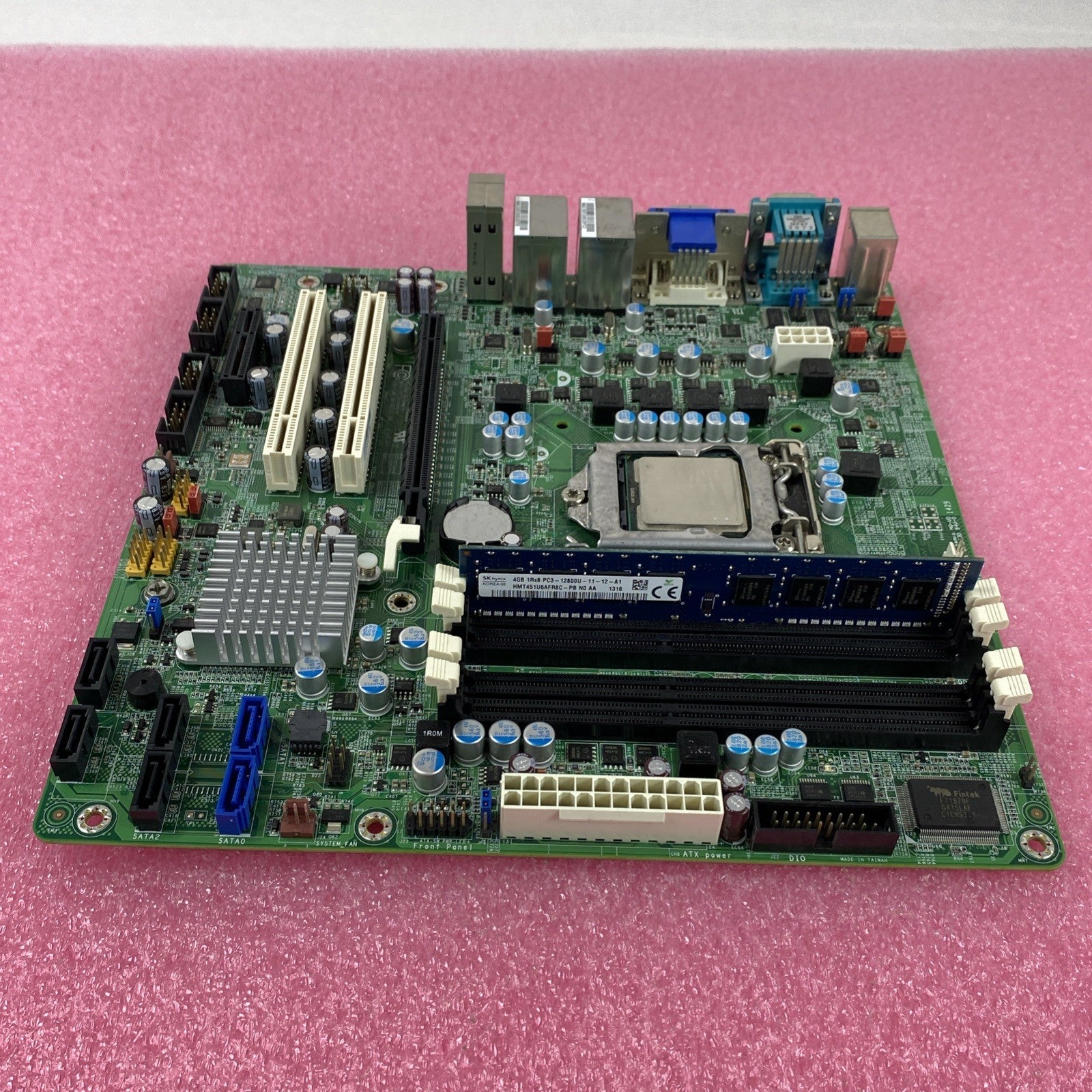 DFI MB331 Motherboard Intel Core i3-2100 3.1 GHz 4 GB RAM w/ Shield