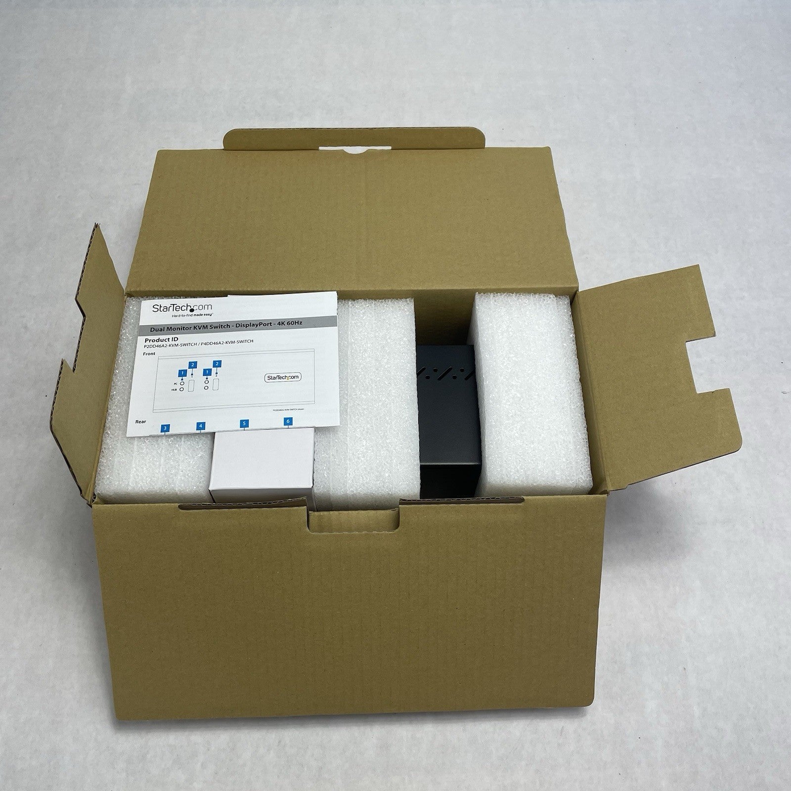 StarTech.com P2DD46A2-KVM-SWITCH 2-Port Dual-Monitor Power Tested13