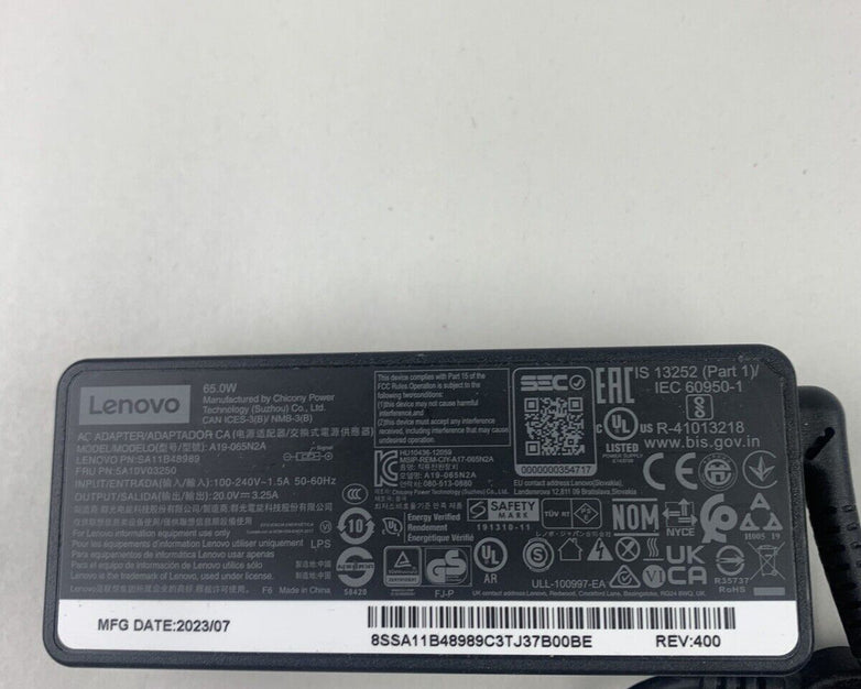 Mixed Lot of 4 Lenovo PA-1650-72 PA-1850-74 A19-065N2A AC Adapter