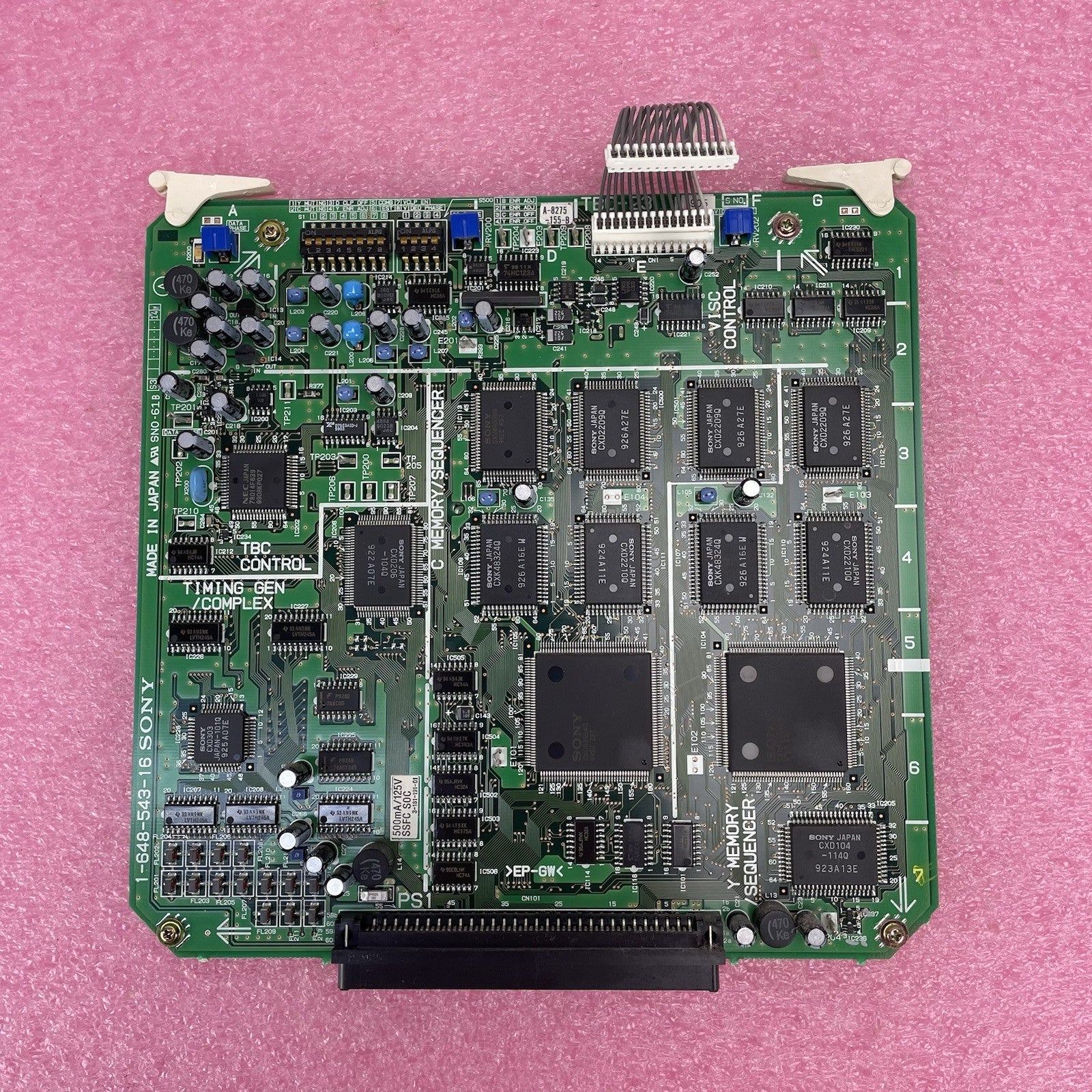 Sony 1-648-543-16 TBC-23 Player Board for Betacam SX Cassette Player1