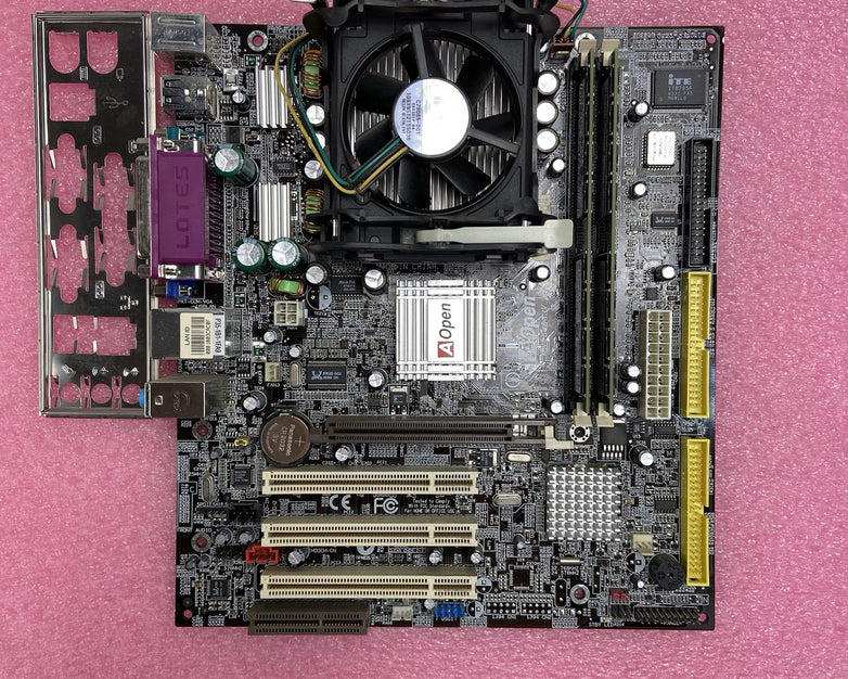 AOpen MX46-533V Motherboard Intel Pentium II 750MHz 2GB RAM w/IO Shield