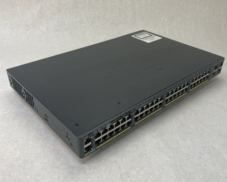 Cisco Catalyst WS-C2960X-48TS-L V03 48 Port Gigabit Switch - Tested