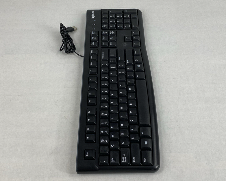 Logitech K120 Y-U0009 Wired USB Keyboard Tested Lot of 5