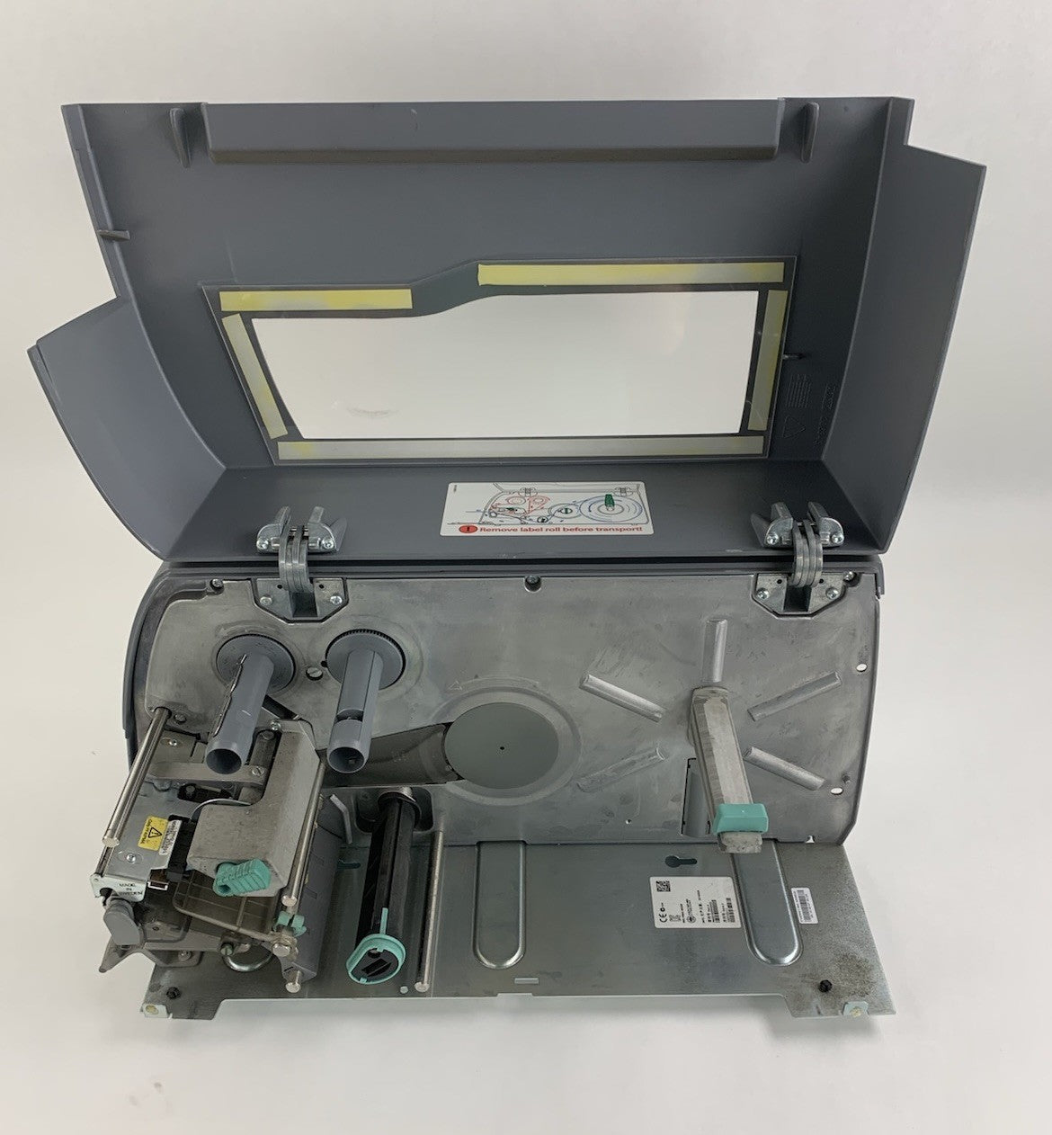Intermec PM4i 203dpi IPL Thermal Label Printer - Tested Missing Front Door5