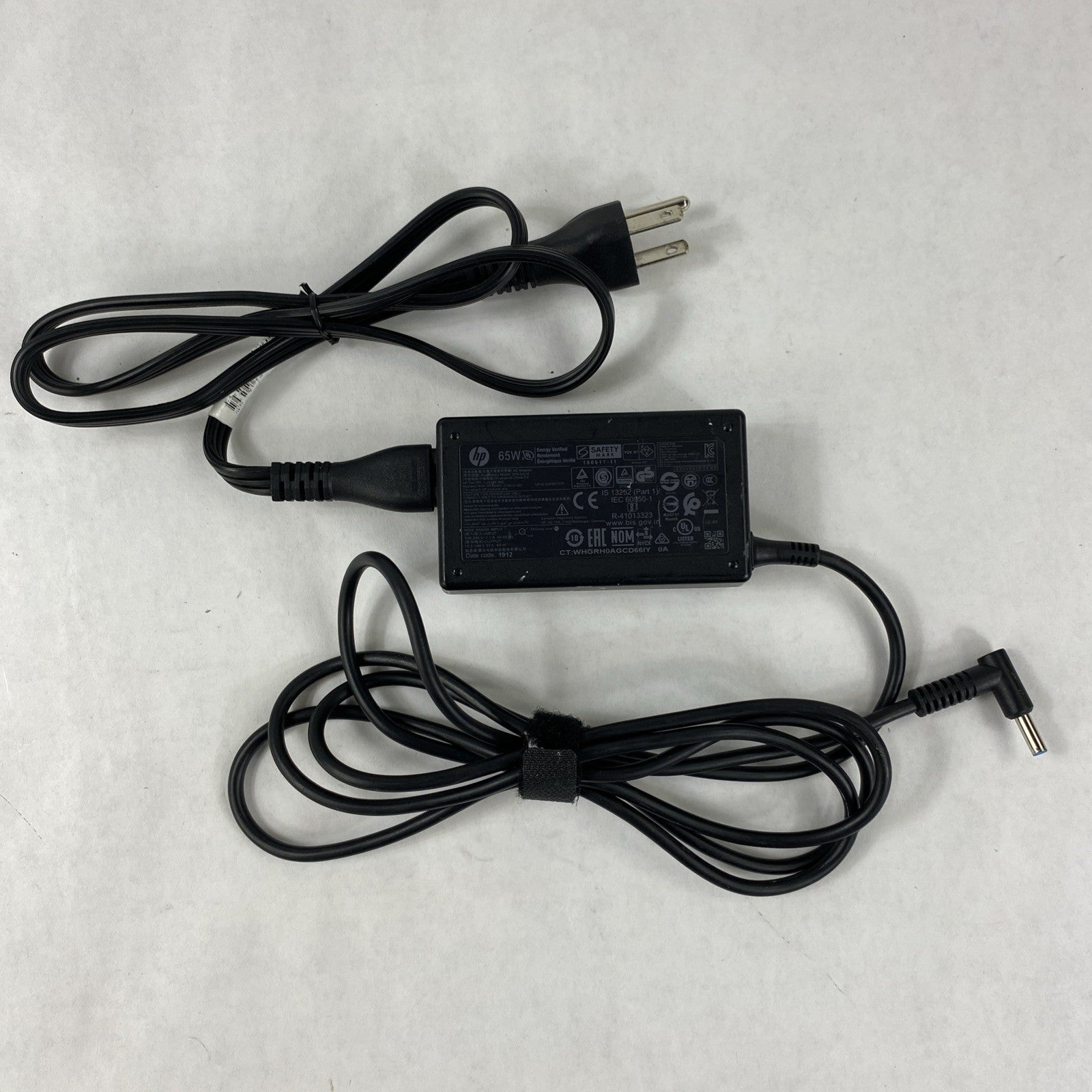 HP TPN-CA16 65W 19.5V 3.33A 4.5mm Laptop AC Adapter w/ Power Cord - Lot of 51