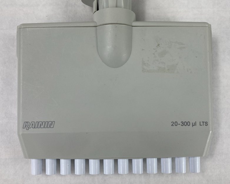 Rainin EDP3-Plus 20-300 uL 12-Channel Digital Pipette No Battery Untested