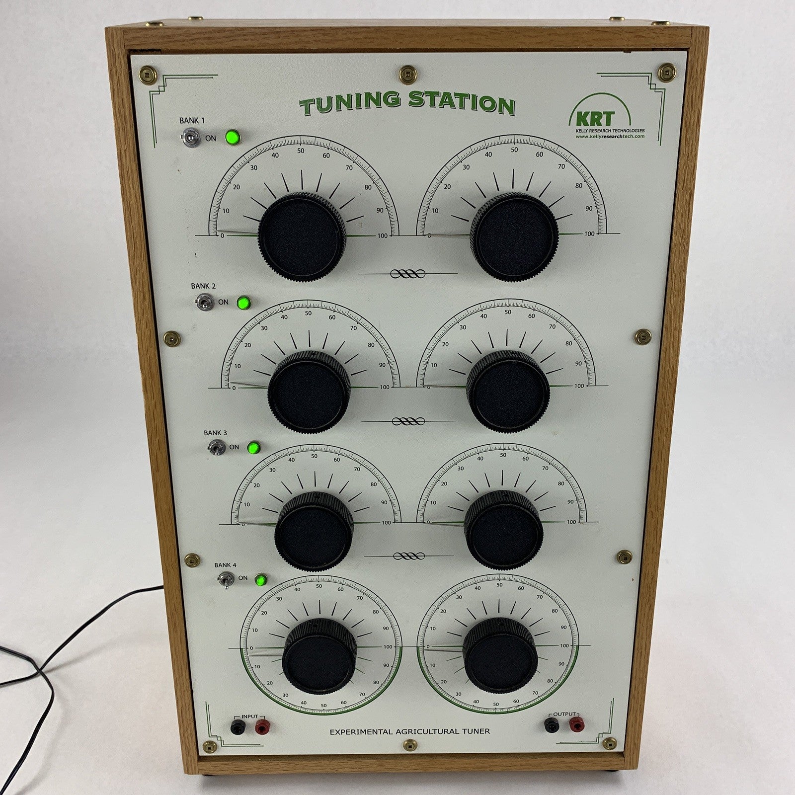 KRT Experimental Agricultural Tuner Tuning Station Powers On Kelly Research Tech