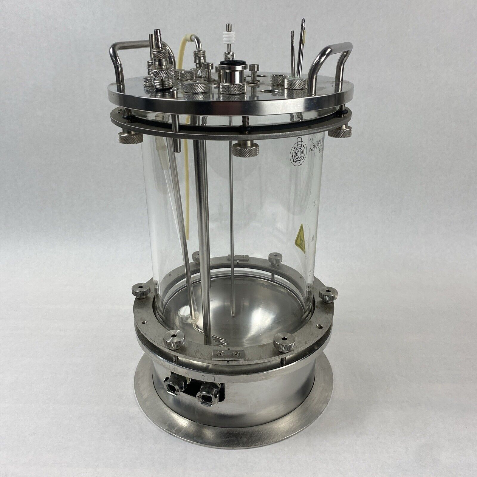 New Brunswick Scientific 5L Vessel Fermentor Bioreactor Q798700