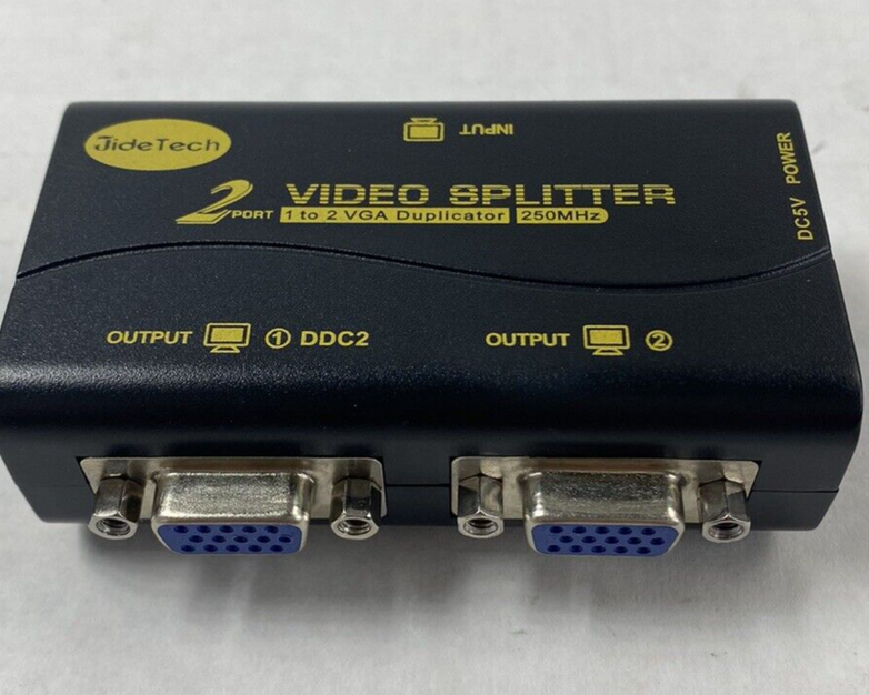 JideTech VGA Video Splitter 1 to 2 VGA Duplicator X001EHFN0L