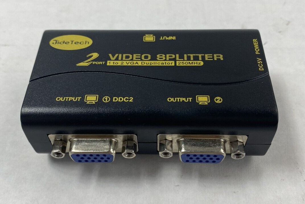 JideTech VGA Video Splitter 1 to 2 VGA Duplicator X001EHFN0L