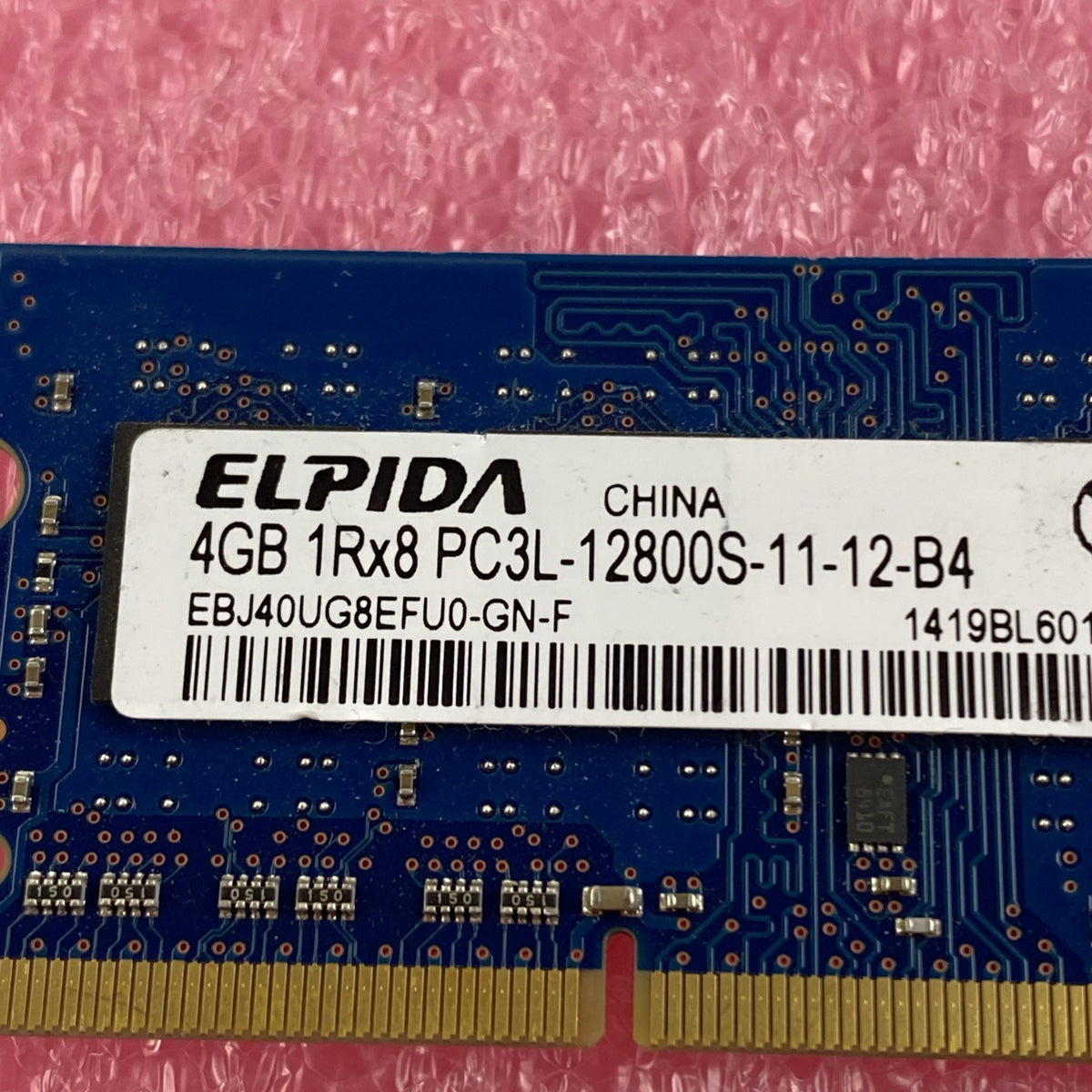 Elpida 4GB DDR3L PC3L-12800S Laptop Memory Ram EBJ40UG8EFU0-GN-F - Lot of 45