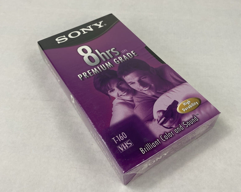 Sony T-160 8hrs Premium Grade VHS Video Cassette Brand New (Lot of 10)