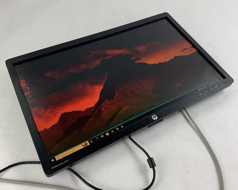 HP E231 EliteDisplay 23 in Monitor FHD LED Backlit LCD Screen VGA DVI