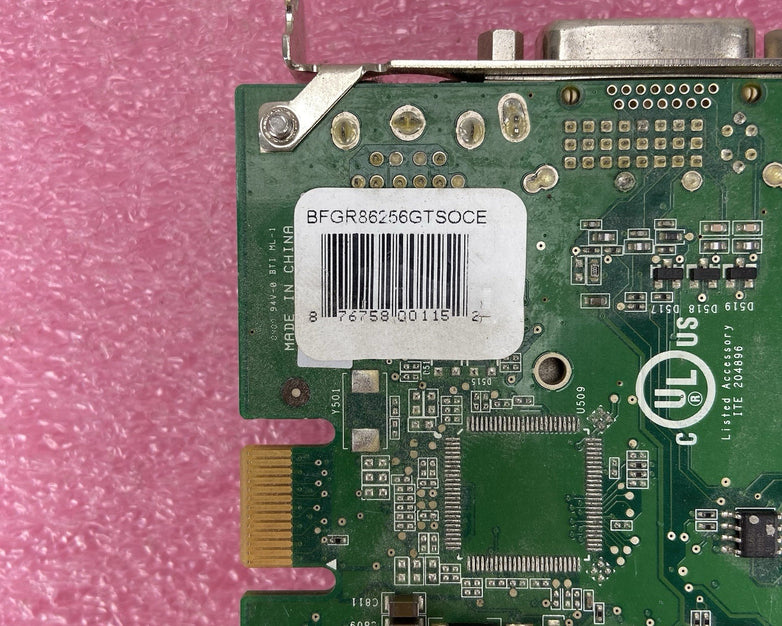 BFG TECH Nvidia GeForce 8600 GTS PCIe 256MB Graphics Card BFGR86256GTSOCE