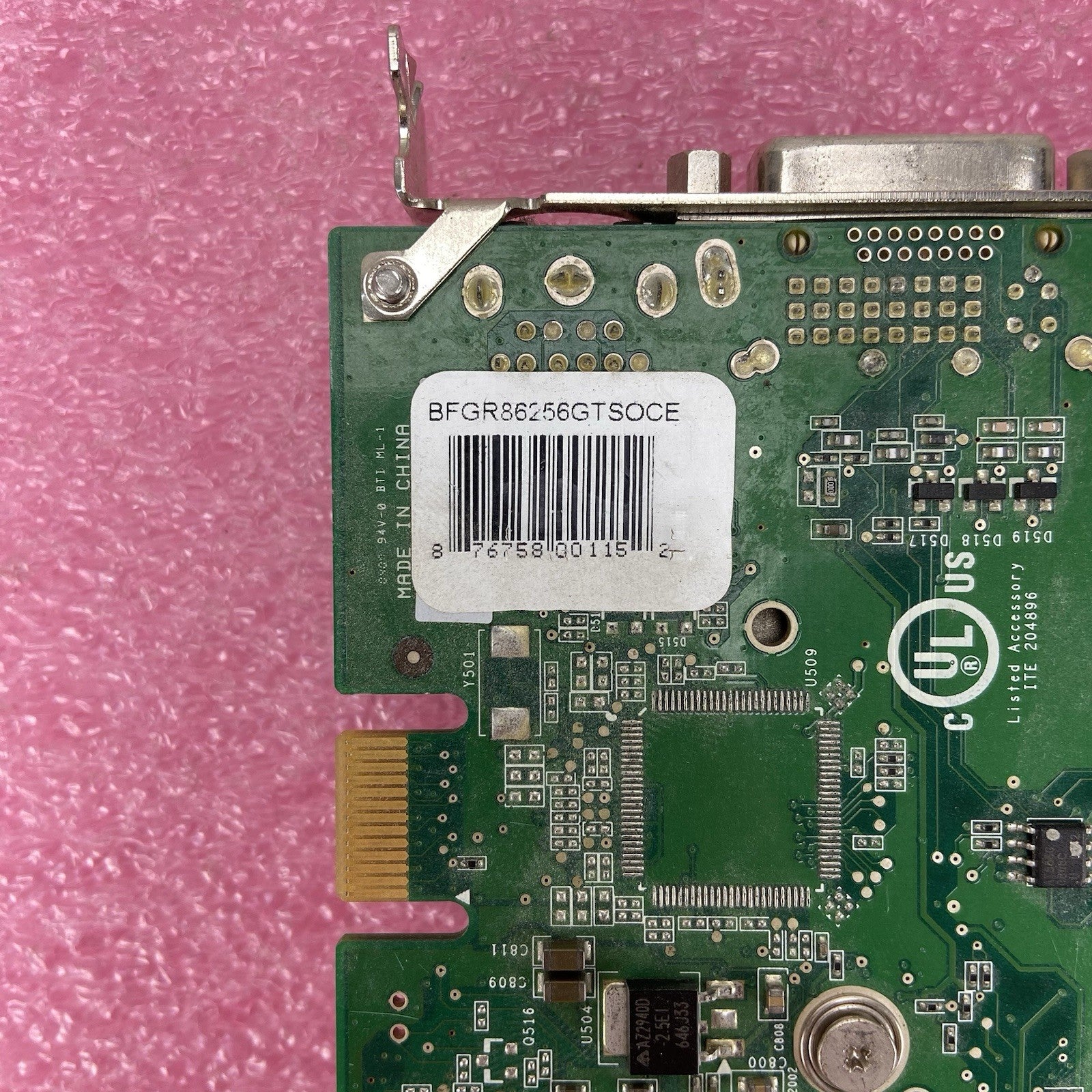BFG TECH Nvidia GeForce 8600 GTS PCIe 256MB Graphics Card BFGR86256GTSOCE8