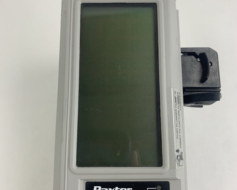 Baxter AS50 IM8550 Infusion Pump Powers On Factory Reset No Batteries No Charger
