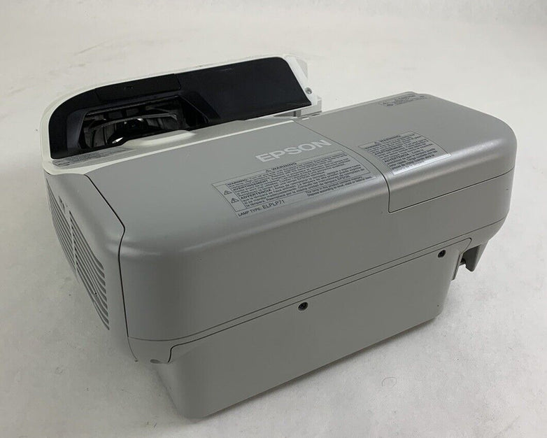 Epson H454A 485W Projector - Tested and Missing Port Cover