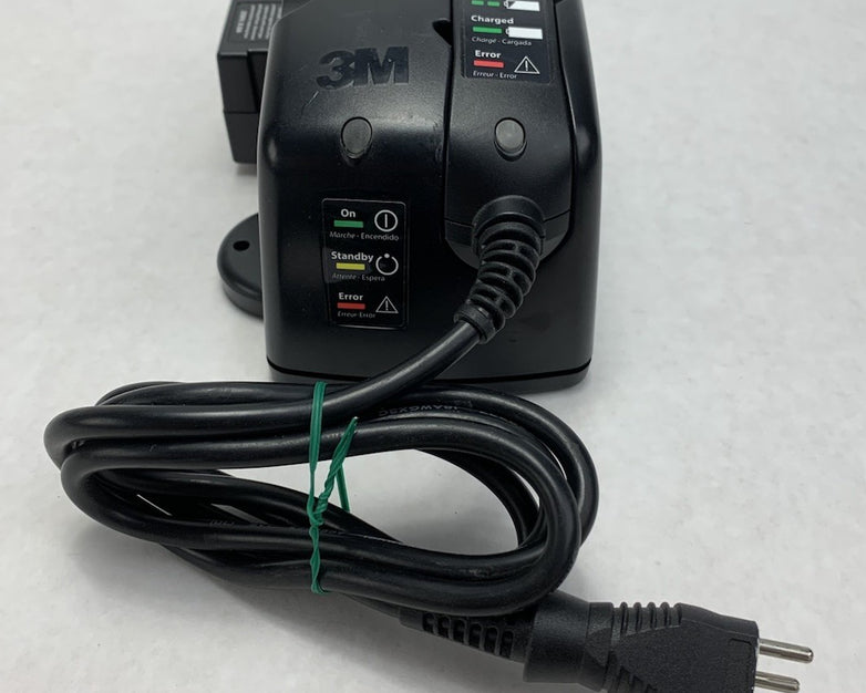 3M BC-100 Smart Battery Charger Power Base w/ BC-210A Smart Charger Adapter