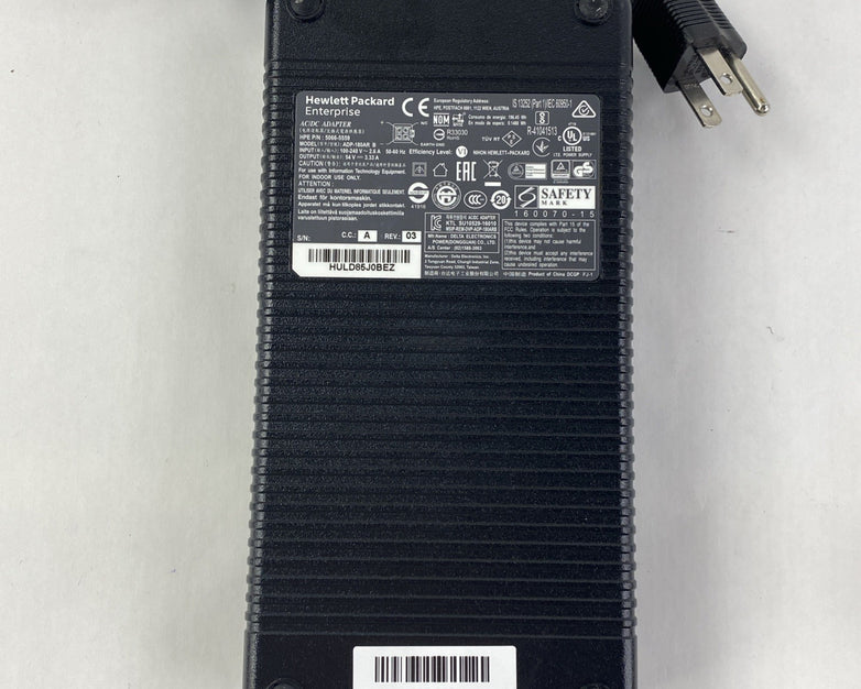 HP ADP-180AR 180W 54V 3.33A 4 Pin AC/DC Adapter