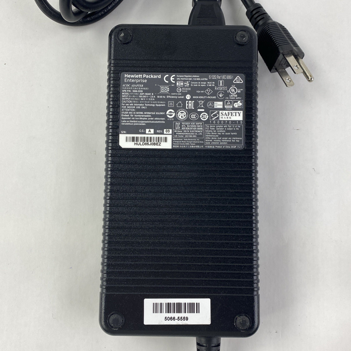 HP ADP-180AR 180W 54V 3.33A 4 Pin AC/DC Adapter5