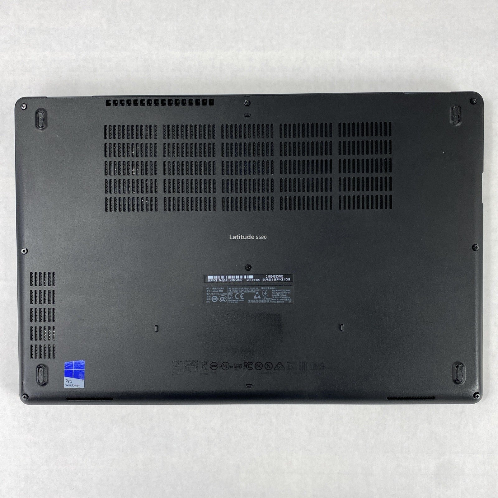 Dell Latitude 5580 Intel Core i7-7600U 2.80GHz 8GB RAM 15.6" No HDD No OS