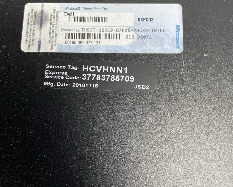 Dell Inspiron 560 MT Pentium Dual-Core E5700 3.00 GHz 4 GB RAM No HDD No OS