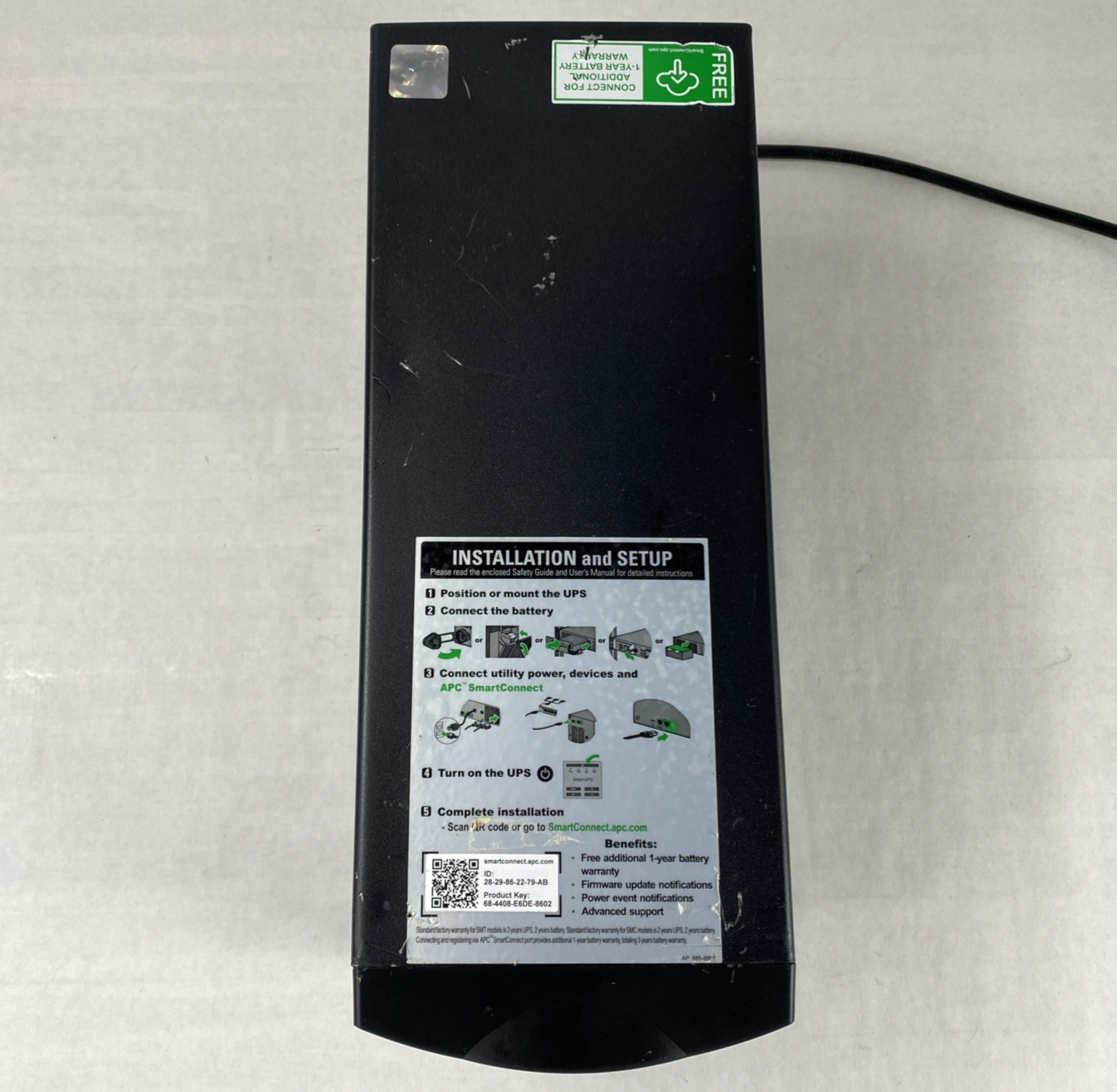 APC Smart-UPS 1500C SMT1500C Uninterruptible Power Supply No Battery Tested