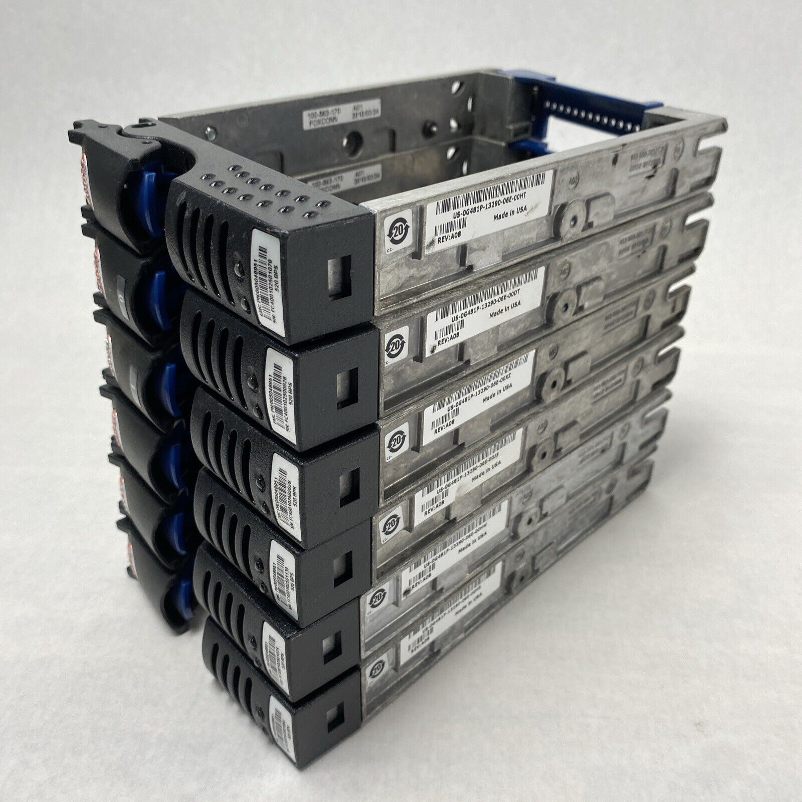 Lot of 6 EMC 005048951 3.5" Hard Drive Caddy Tray