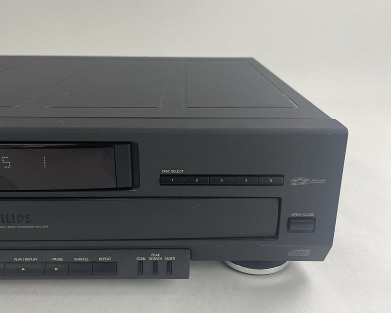 Philips CDC-916 5 Disc CD Player 900 Series Compact Disc Changer Vintage 1995