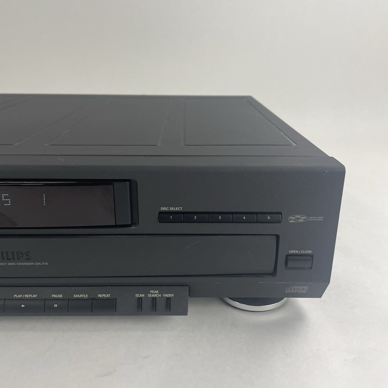 Philips CDC-916 5 Disc CD Player 900 Series Compact Disc Changer Vintage 19956