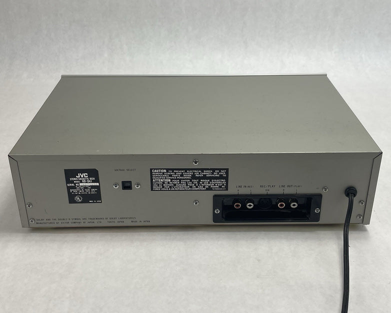 JVC KD-D4J Stereo Cassette Deck Tested For Parts