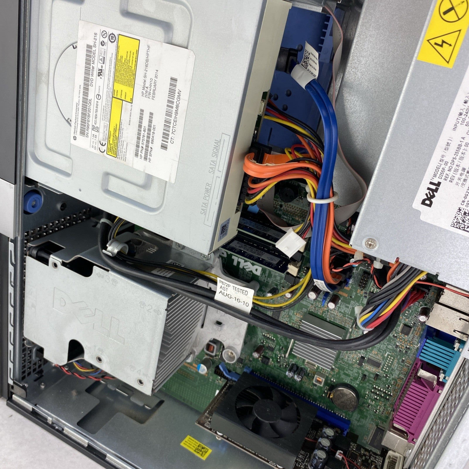 Dell OptiPlex 980 DT Intel Core i5-750 2.67GHz 4GB RAM No HDD No OS