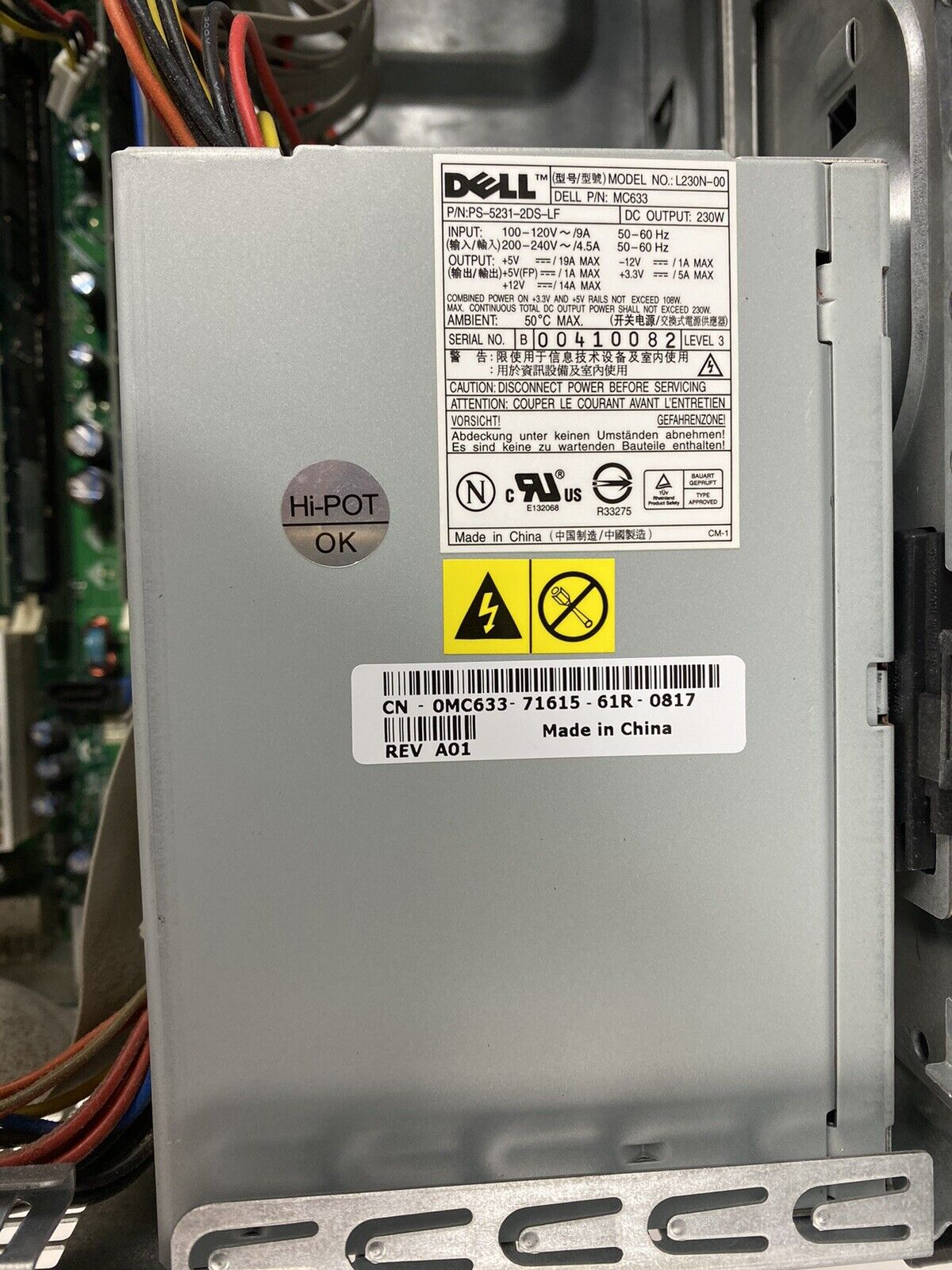 Dell Dimension E310 MT Intel Pentium 4 2.80GHz 1GB RAM No HDD No OS