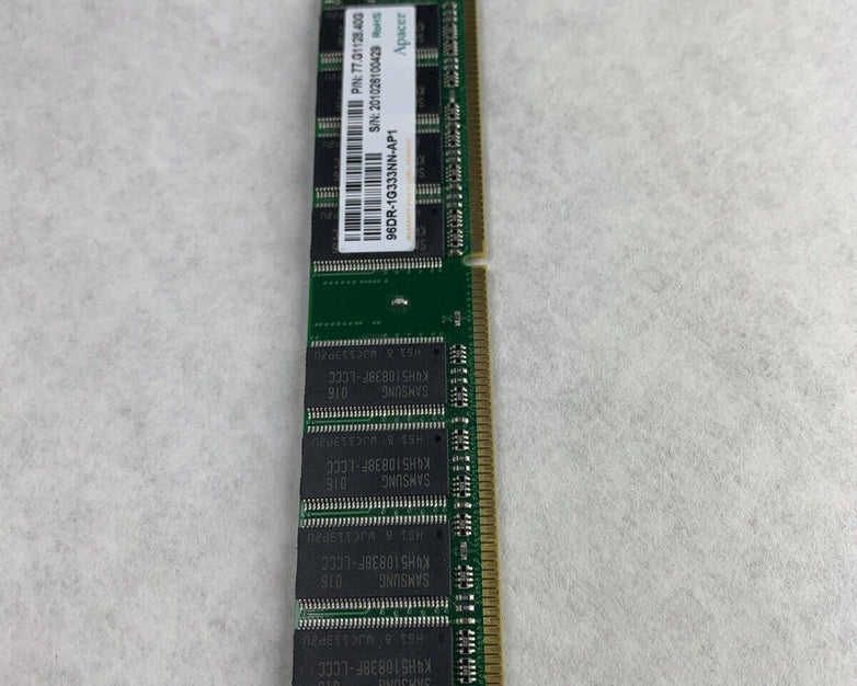 Apacer 77.G1128.40G Server Memory 96DR-1G333NN-AP1 (Lot of 2)